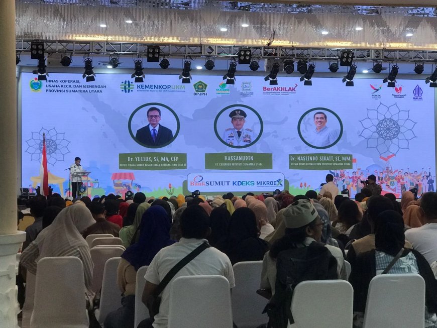 Halal Center Cendekia Muslim Sumatera Utara mengikuti roadshow #kitahalalin2024 bersama Kemenkop UKM