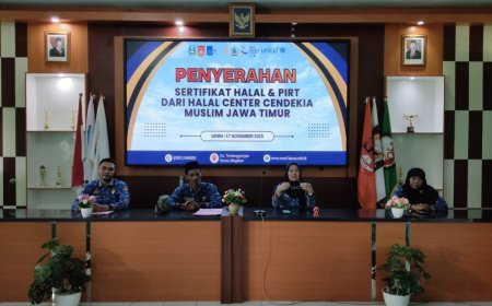 HCCM Jawa Timur dan SMA Negeri 1 Karas Magetan Gelar Penyerahan Sertifikat Halal & PIRT Sekaligus Penandatanganan MoU