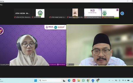 Perkuat Ekosistem Halal Nasional, HCCM Ikuti Sosialisasi Optimalisasi SIHALAL dan Inovasi Fitur Sertifikasi Halal Self Declare