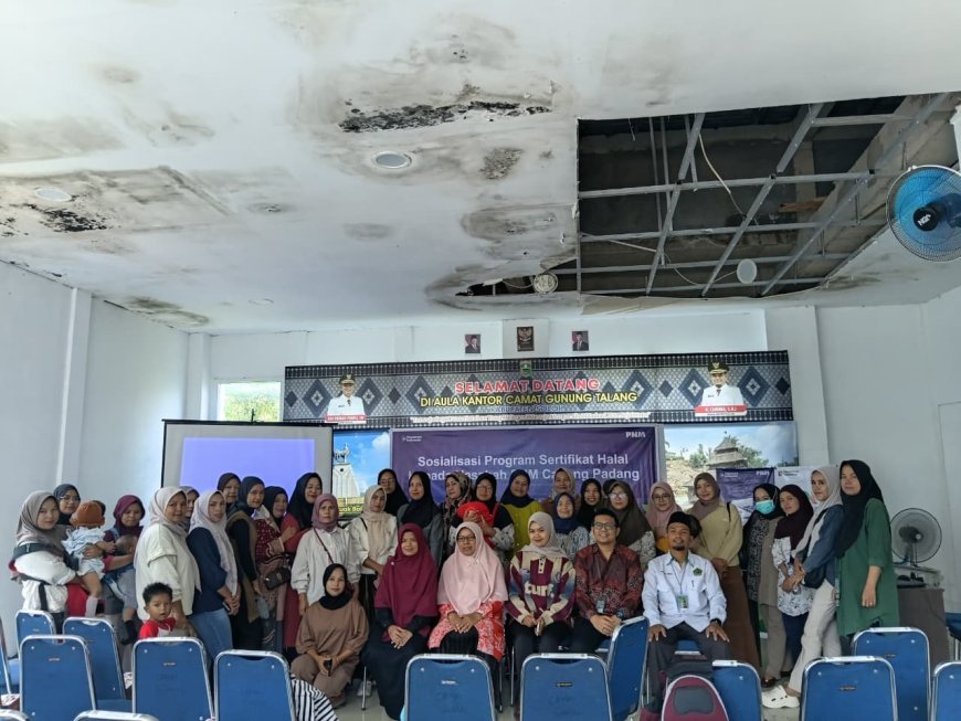 PNM Gelar Sosialisasi NIB dan Halal Bersama HCCM untuk Nasabah di Kabupaten Solok