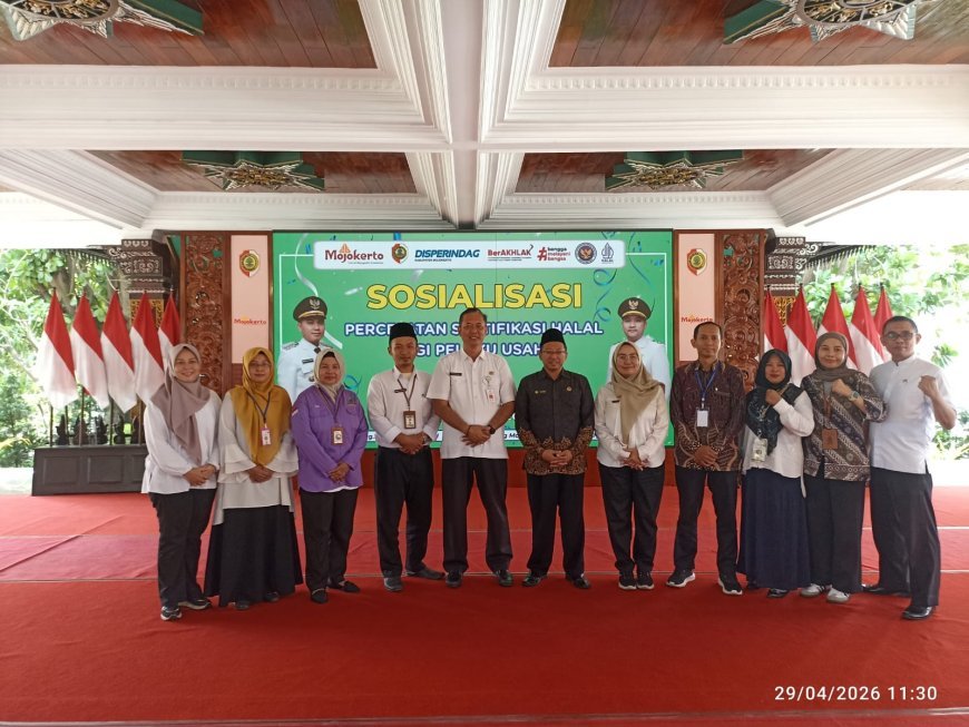 Sinergi Disperindag dan Pendamping P3H Dorong Percepatan Sertifikasi Halal di Kabupaten Mojokerto