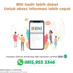 1. Call Center BNI Life Wha : 08159553346 2. email